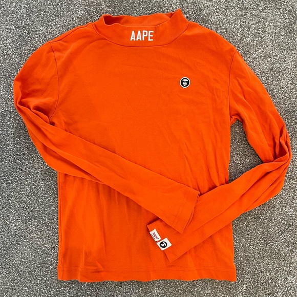 AAPE BATHING APE WOMENS LONG-SLEEVE T-SHIRT - Picture 1 of 1
